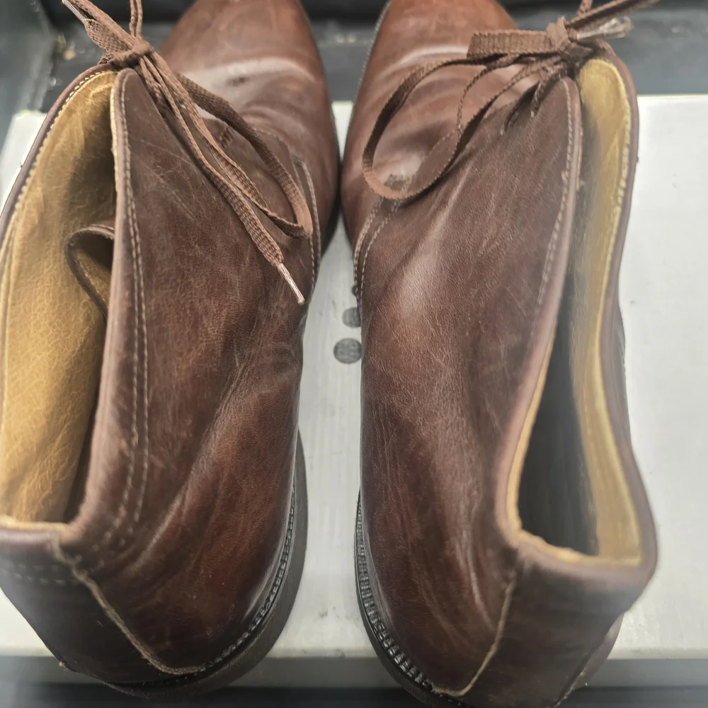Men's Brown Leather‎ Chukka Boots